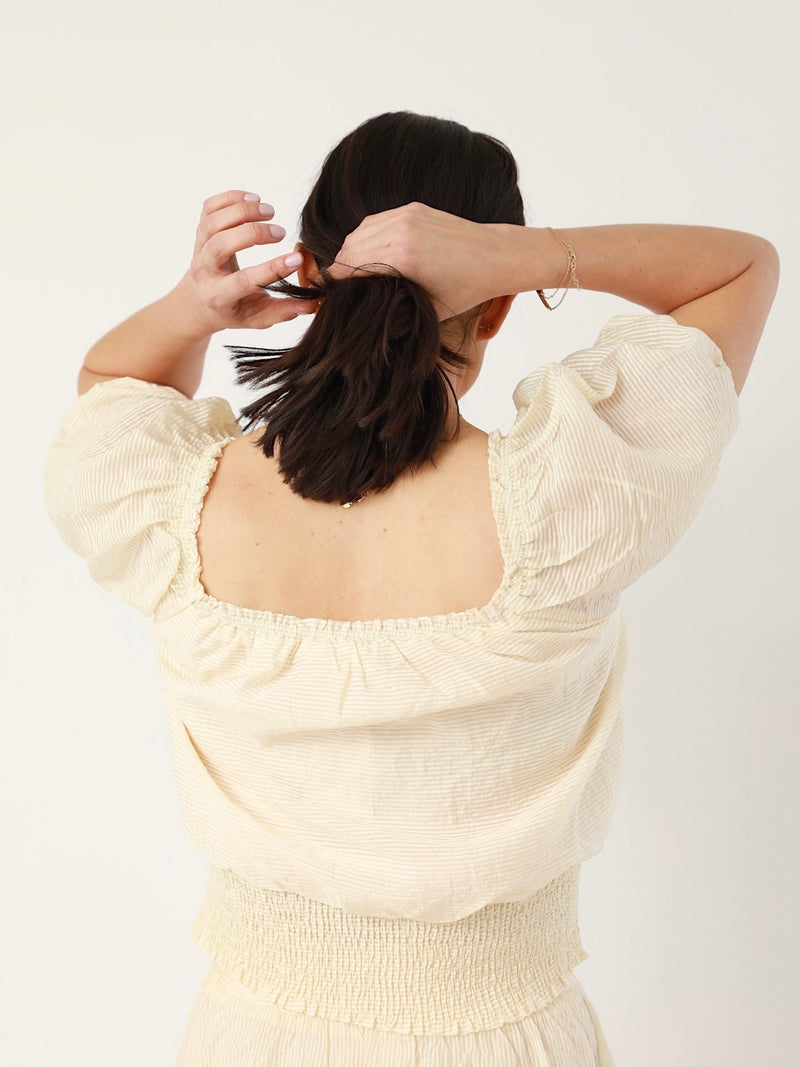 Edith Blouse in Sand