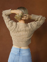 Cable Knit Crop