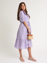 Princeton Ruffle Dress - Lavender