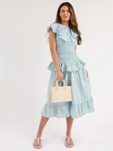 Carla Skirt In Denim Blue