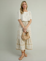 Harbor Midi Skirt - Sage