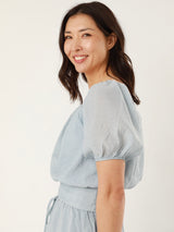 Edith Blouse in Blue