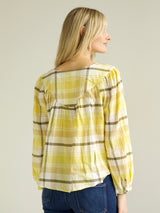 Felicity Plaid Blouse