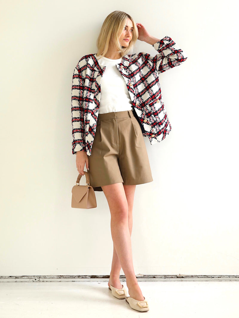Madeline Plaid Jacket