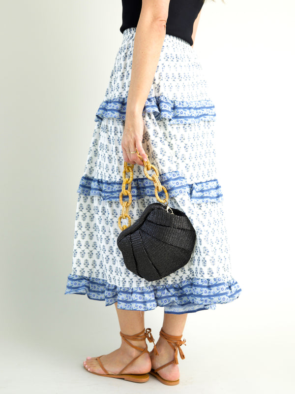 Provence Blues Skirt