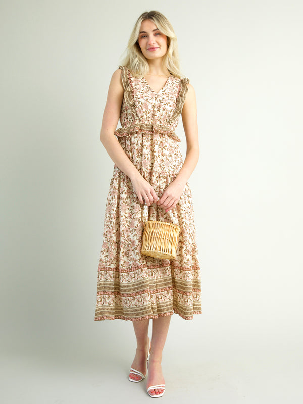 Simone Ruffle Dress