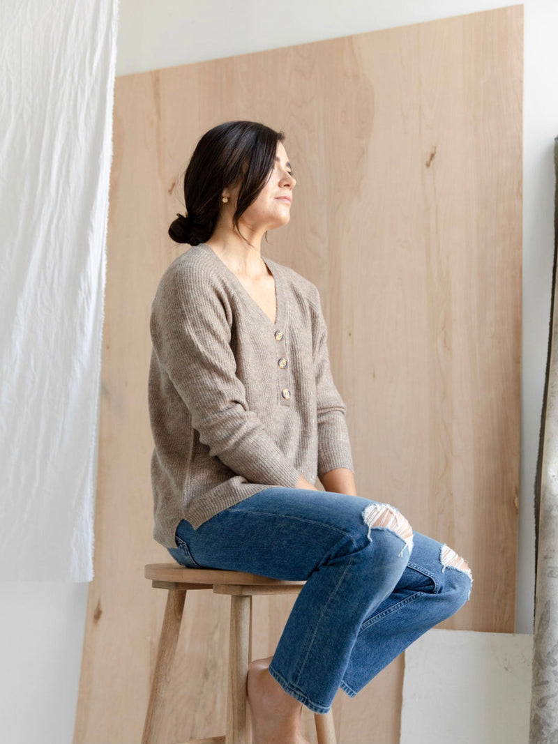 Paxton Mocha Sweater