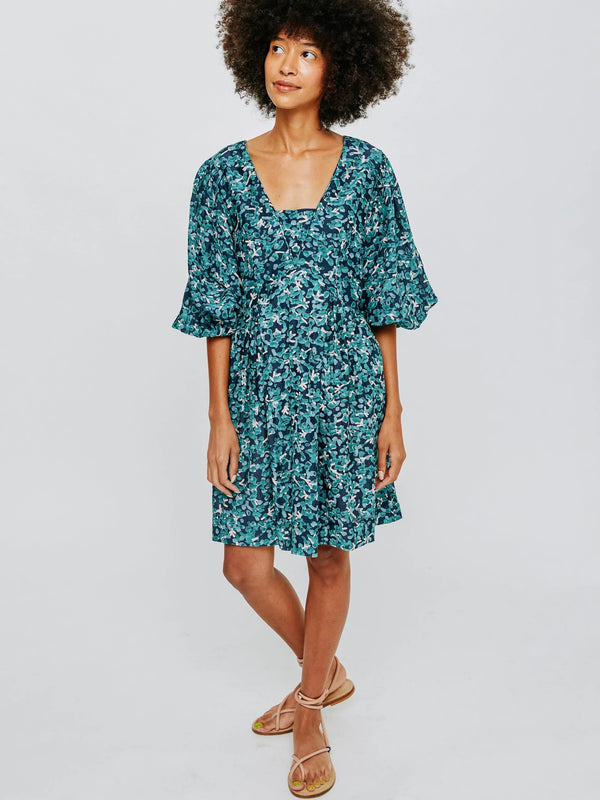 Mirth Naples Short Dress in Midnight Coral