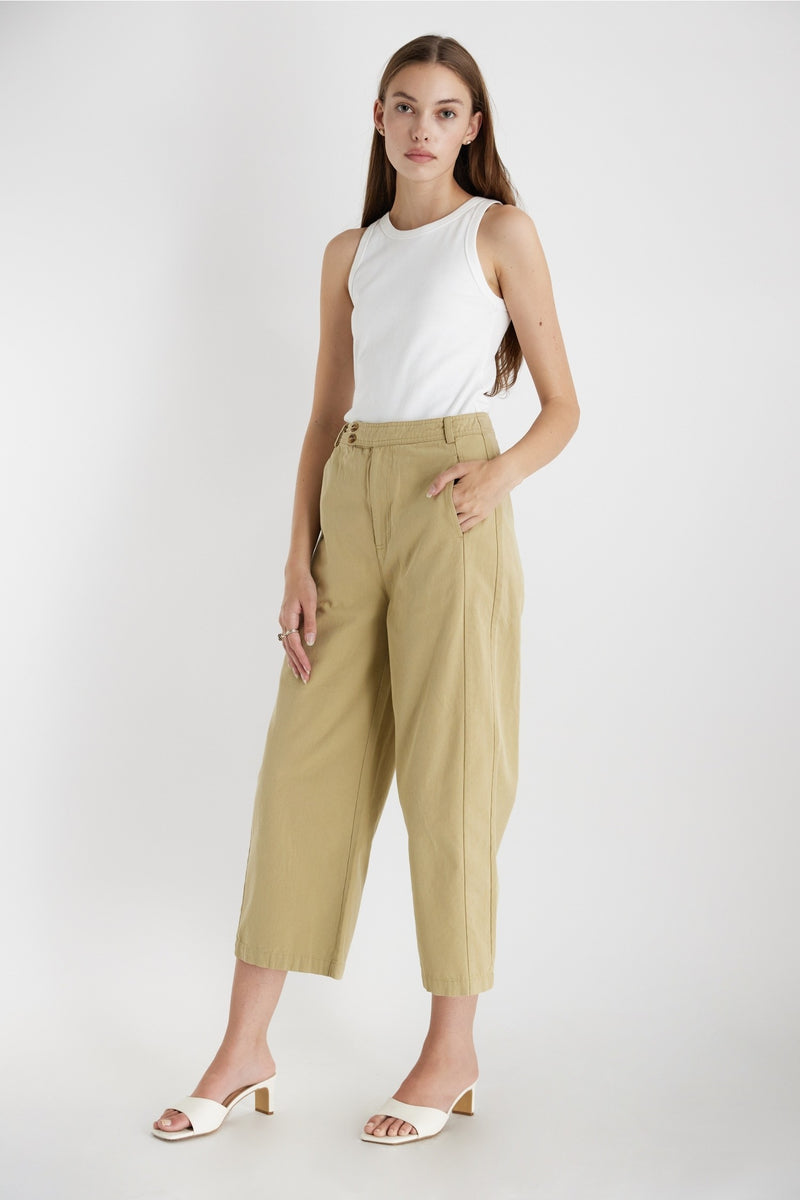 Pacy Pants in Khaki