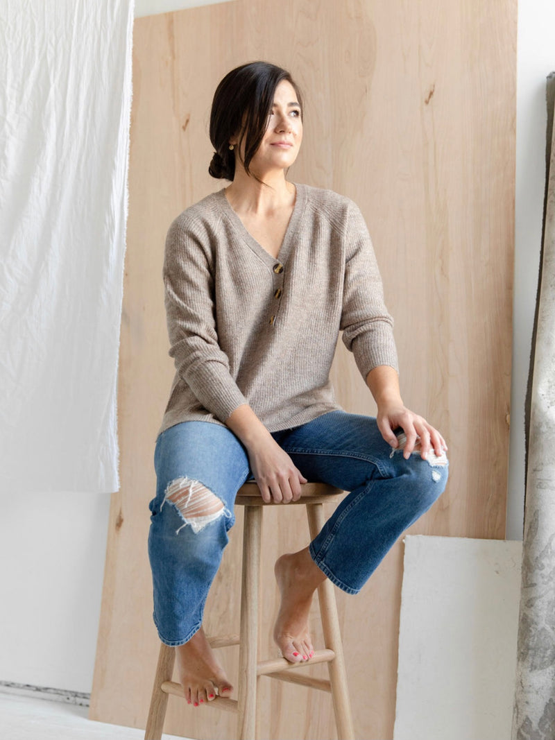 Paxton Mocha Sweater