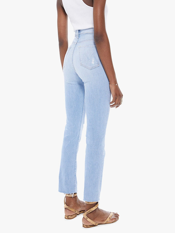 Mother Denim Rider Ankle Fray- Island Afterhours